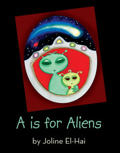 "A is for Aliens" ABC Book + Matching Luminettes