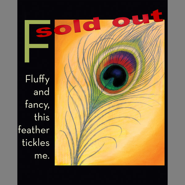 Set F: ABC book with Peacock Feather Luminette nightlight - SOLD OUT