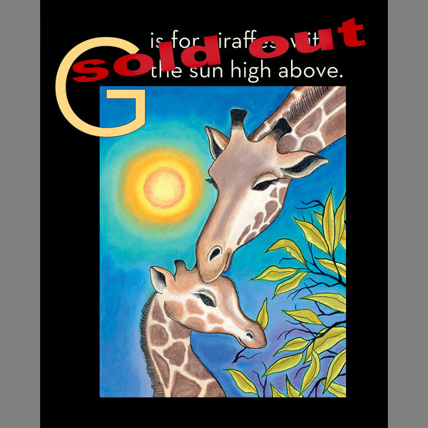 Set G: ABC book with Giraffe Family Luminette nightlight - SOLD OUT