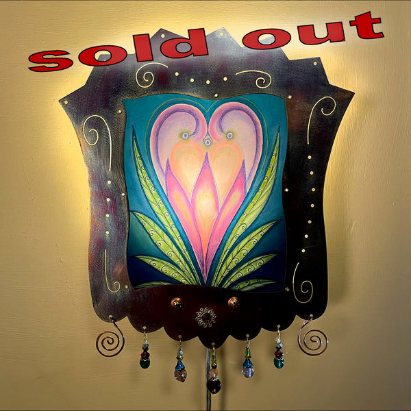 Heartflower Sconce - copper - SOLD OUT