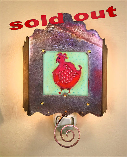 Little Red Hen Luminette - SOLD OUT