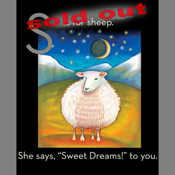 Set S: ABC book with Sheep Luminette nightlight - SOLD OUT