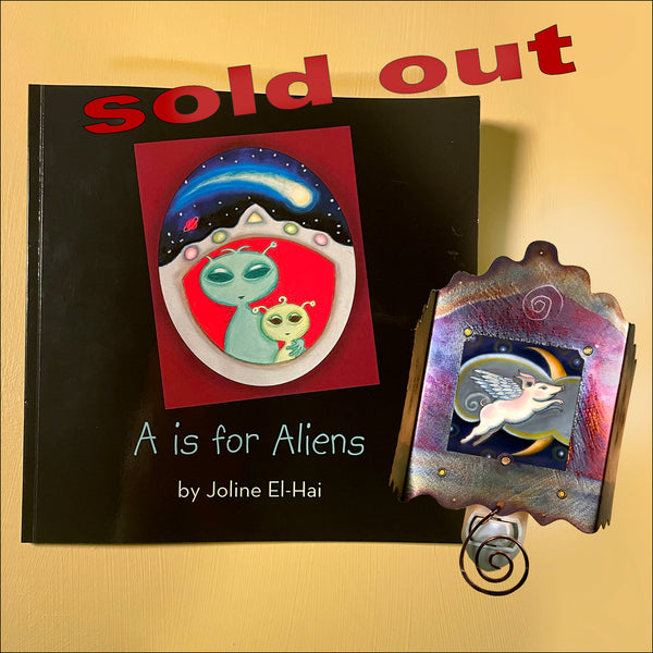 Set Z4: ABC book with Winged Pig Luminette nightlight - SOLD OUT