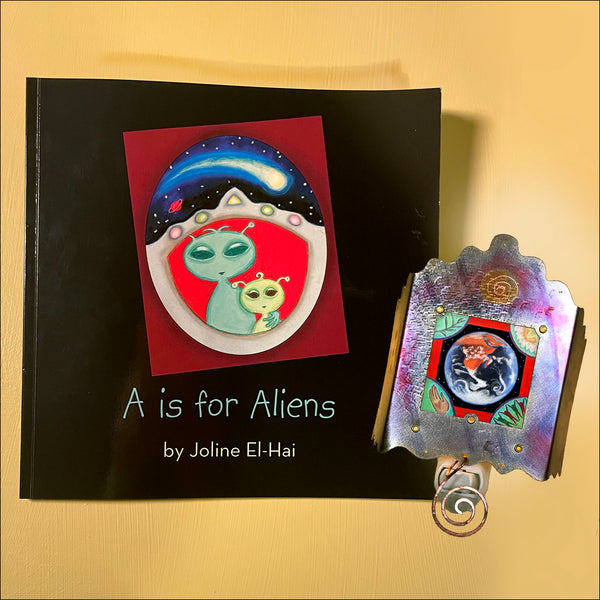 Set E: ABC book with Earth Peace Luminette nightlight