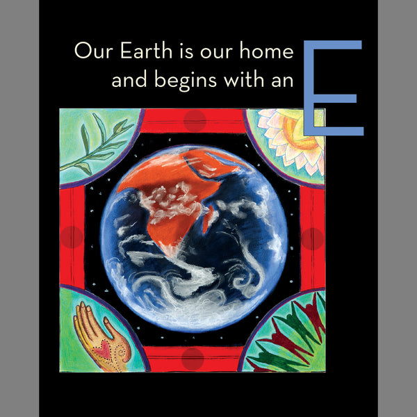 Set E: ABC book with Earth Peace Luminette nightlight