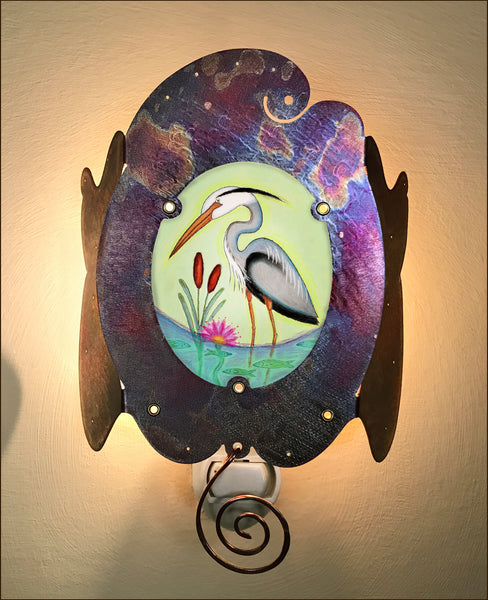 Great Blue Heron Luminette - SOLD OUT