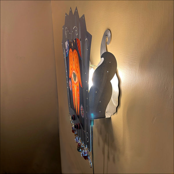 Hamsa Sconce - aluminum -  SOLD OUT