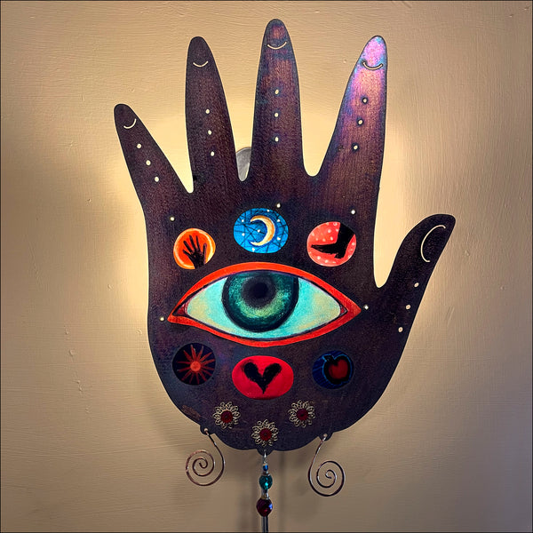 Hand Sconce (with Eye) - copper - SOLD OUT