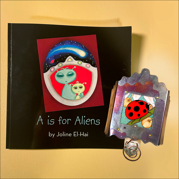 Set L: ABC book with Ladybug Lumnette nightlight