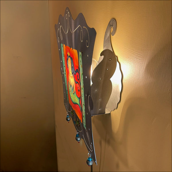 Mermaid Sconce - alum - SOLD OUT