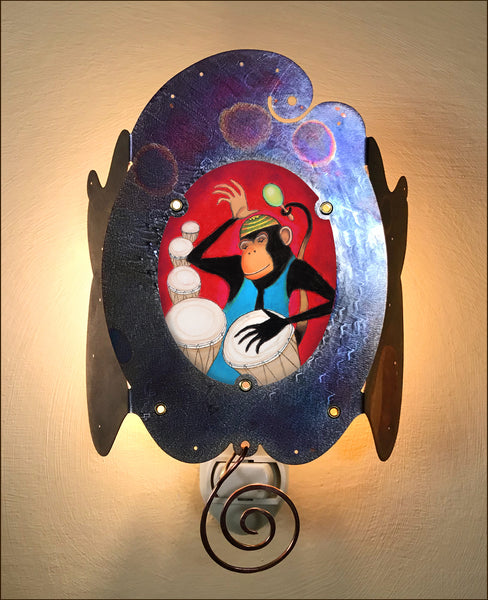 Monkey Drums Luminette - 19 LEFT!