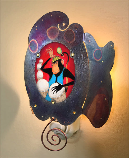 Monkey Drums Luminette - 19 LEFT!