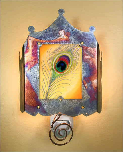 Peacock Feather Luminette - SOLD OUT