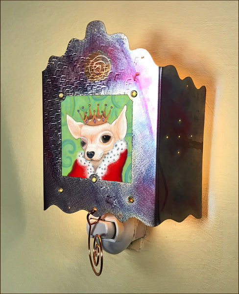 Set Q: ABC book with Royal Pup Luminette nightlight