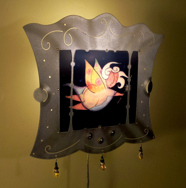 Night Fairy Sconce - alum - SOLD OUT