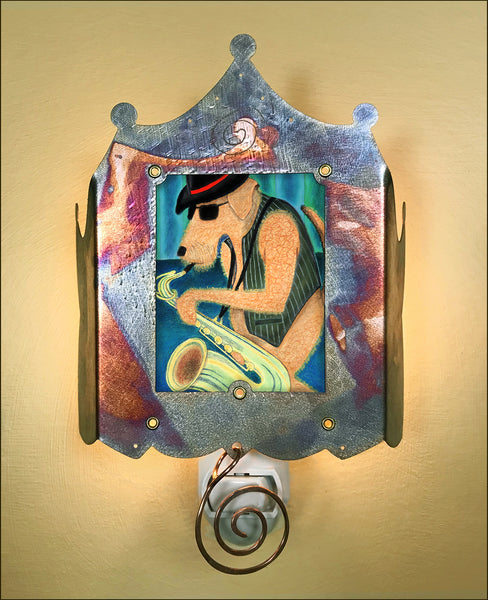 Sax Dog Luminette- SOLD OUT