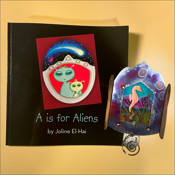 Set U: ABC book with Seahorse Luminette nighlight