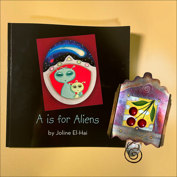 Set Y: ABC book with Cherry Sky Luminette nightlight