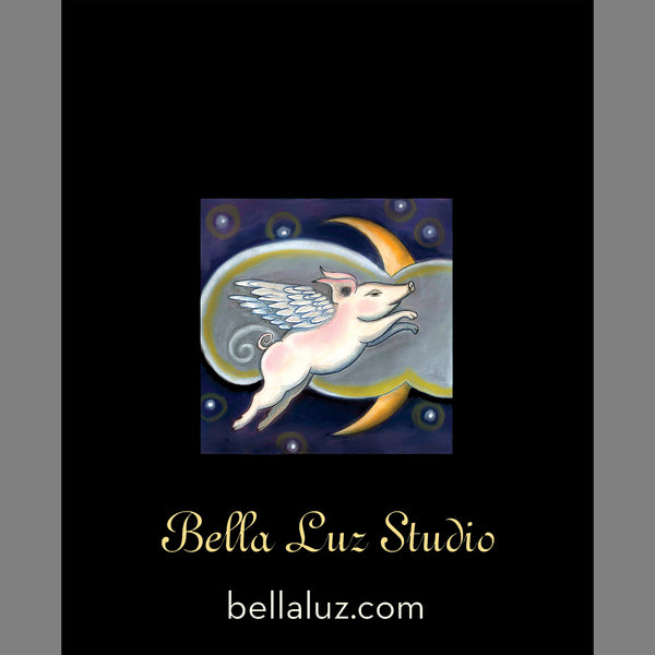 Set Z4: ABC book with Winged Pig Luminette nightlight - SOLD OUT