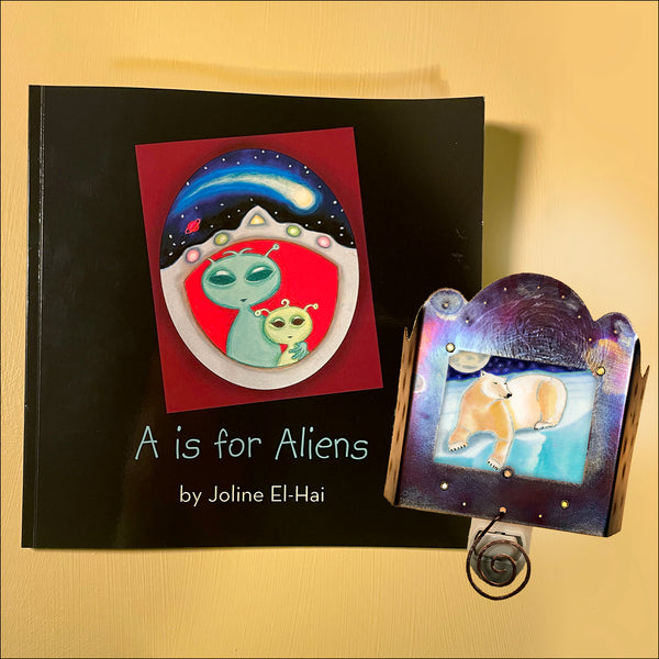 Set Z: ABC book with Polar Bear Luminette nightlight - SOLD OUT