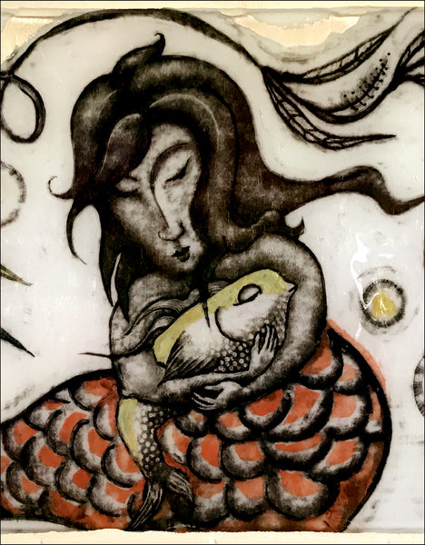 Mermaid tile