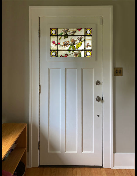 Coffee Flower door window
