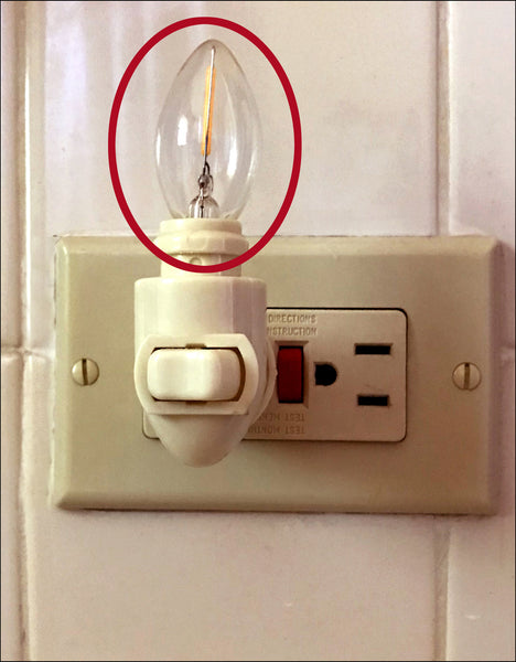 Nightlight part: 1/2 watt LED bulb