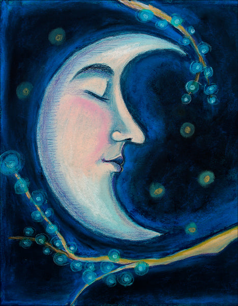 Blue Moon Print