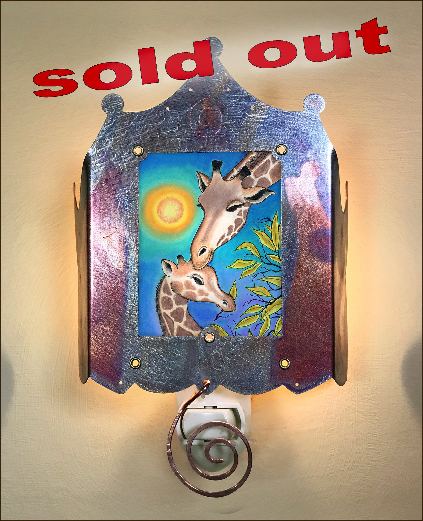 Giraffe Family Luminette - SOLD OUT