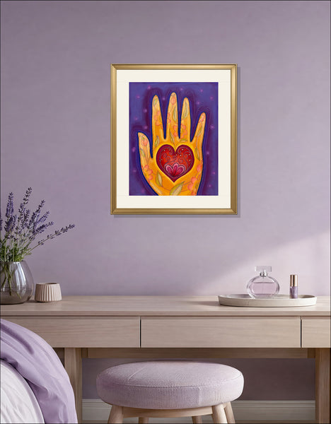 Heart in Hand Print