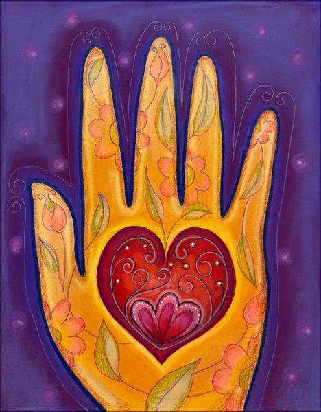 Heart in Hand Print