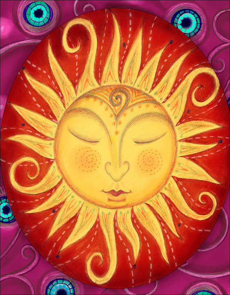 Indian Sun Print
