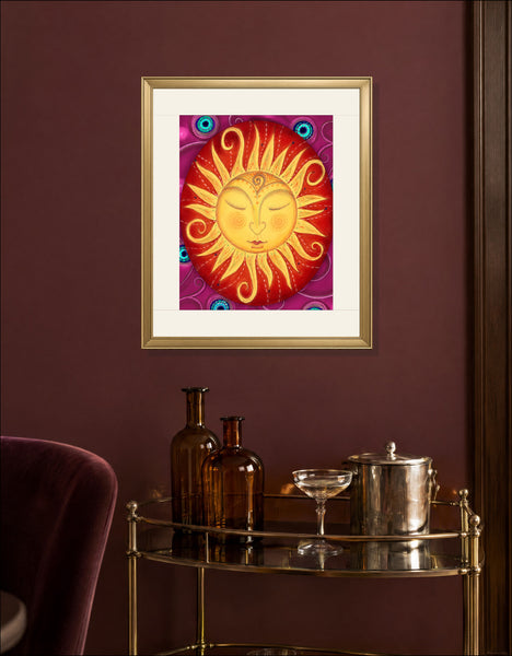 Indian Sun Print
