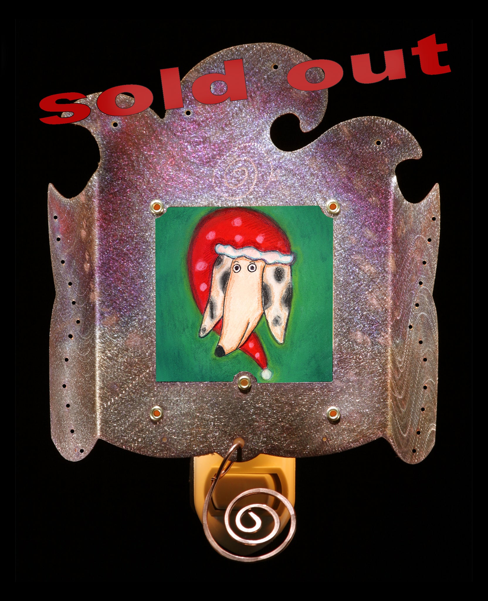 Winter Pup Luminette - SOLD OUT