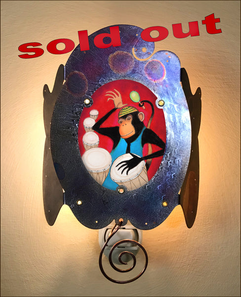 Monkey Drums Luminette - SOLD OUT