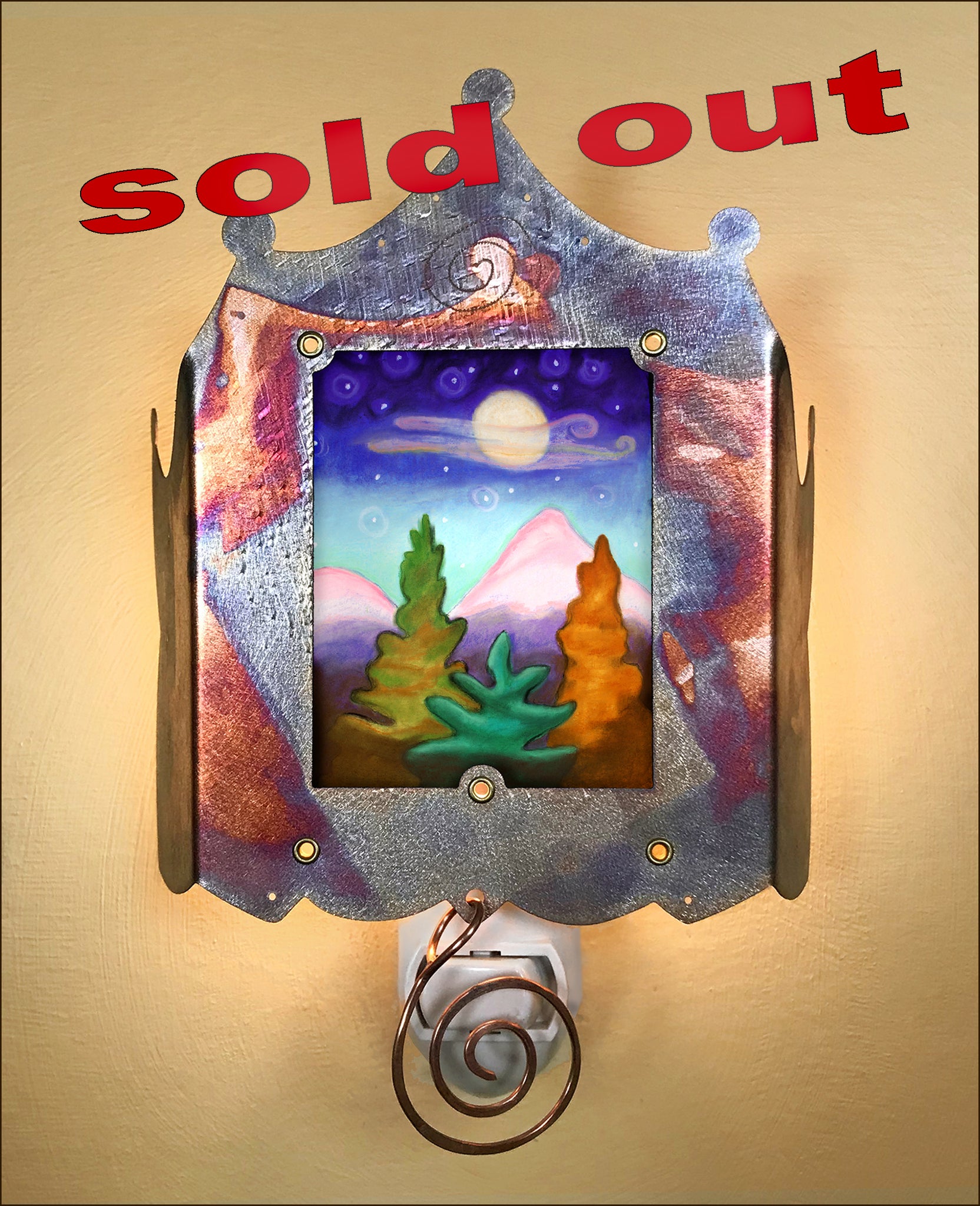 Mountain Sunset Luminette - SOLD OUT