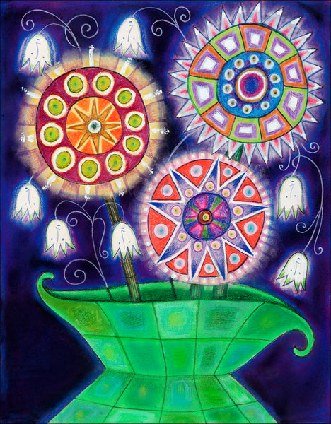 Night Blooms Print