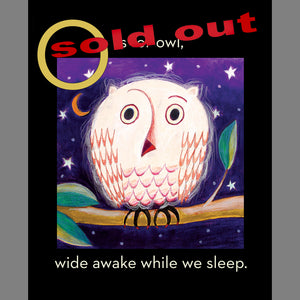 Set O: ABC book with Snowy Owl Luminette nightlight - SOLD OUT