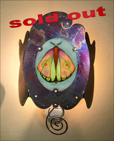 Rainbow Moth Luminette - SOLD OUT