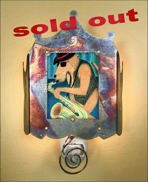 Sax Dog Luminette- SOLD OUT