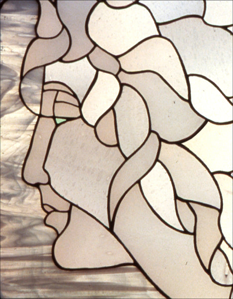 Nature Girl Stained Glass panel