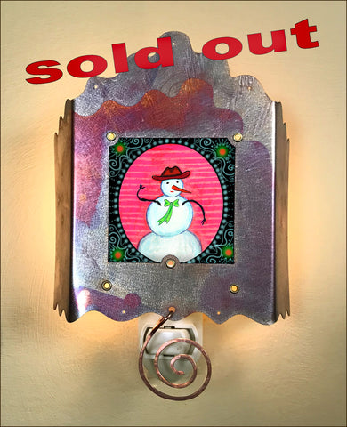 Snow Gentleman Luminette - SOLD OUT