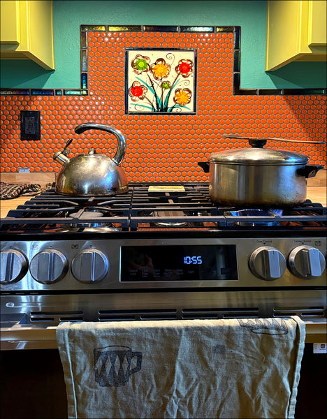 Fused Glass Kitchen Elements