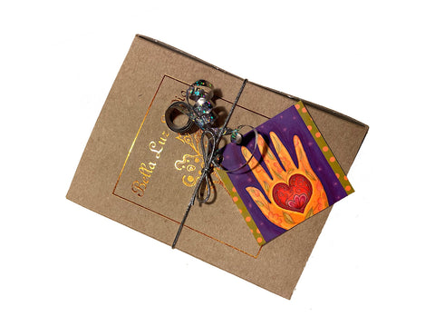 Small card with handwritten message