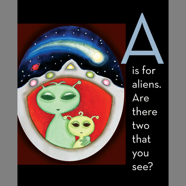 Set A: ABC Book with  Alien Friends Luminette nightlight