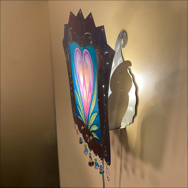 Heartflower Sconce - copper - SOLD OUT