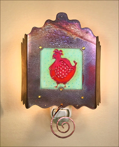 Little Red Hen Luminette