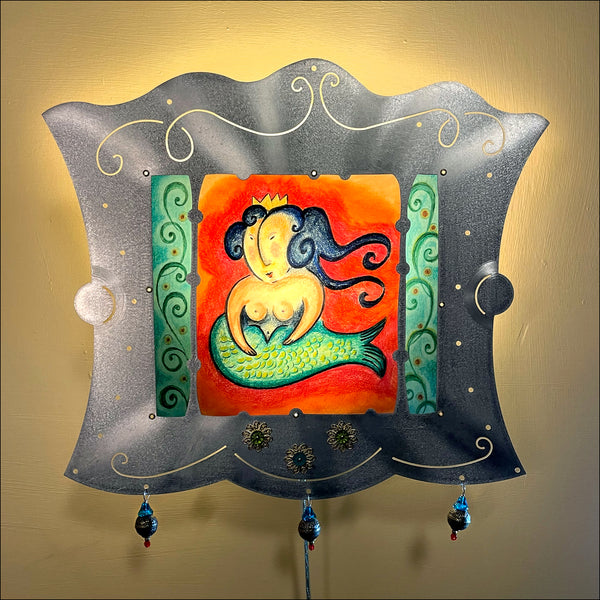 Mermaid Sconce - alum - SOLD OUT