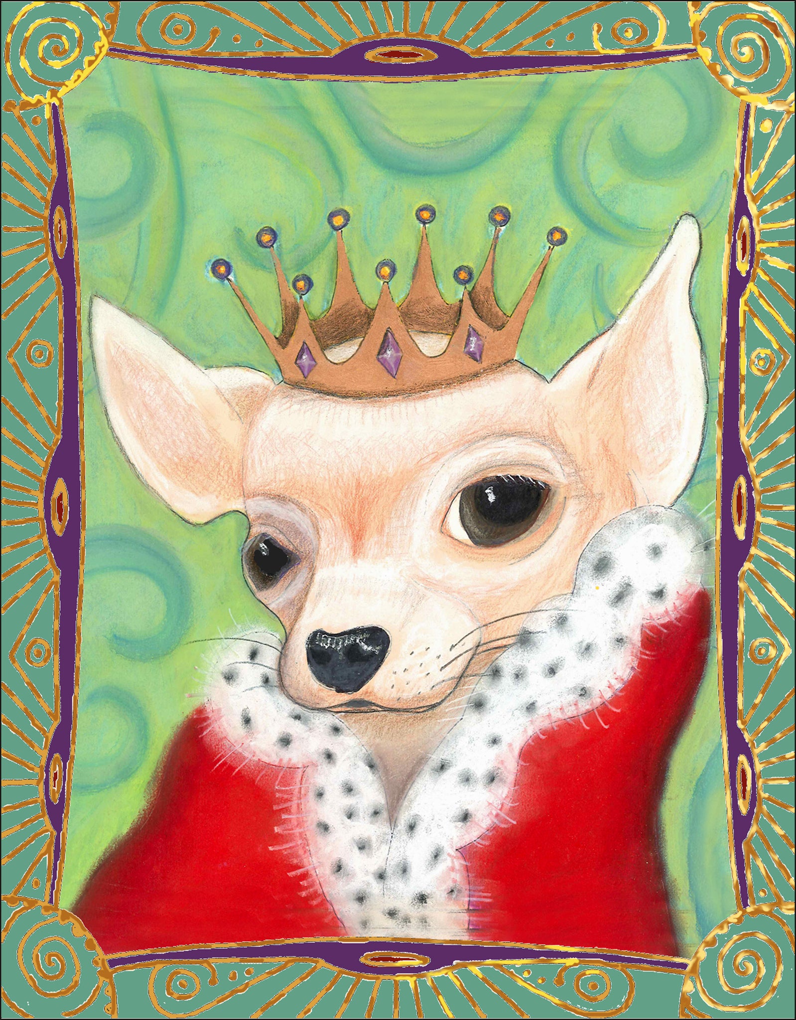 Royal Pup Card