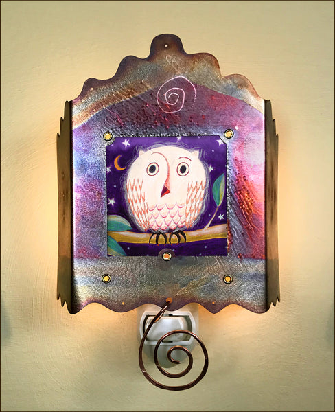 Set O: ABC book with Snowy Owl Luminette nightlight